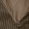 Taupe nalle polyesteri pussilakanasetti Rib Teddy