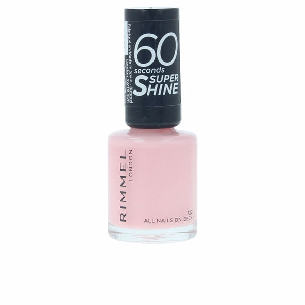 Rimmel London 60 seconds super shine kynsilakka #722-all nails on deck 8 ml. | Vuodevaatteet.fi