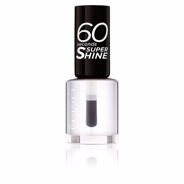 Rimmel London 60 seconds super shine kynsilakka #740-clear 8 ml | Vuodevaatteet.fi