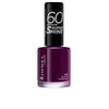 Rimmel London 60 Seconds Super Shine Nail Polish #345-Black Cherries 8 Ml | Vuodevaatteet.fi