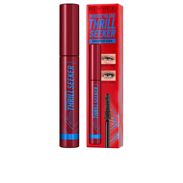 Rimmel London Wonder volume thrill seeker -ripsiväri, vesitiivis #black 8 ml | Vuodevaatteet.fi