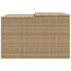 Robottiruohonleikkurin katos beige 86x90x52/57 cm polyrottinki