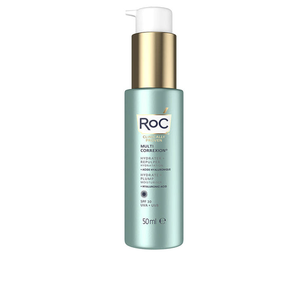 Roc Hydrate + plump kosteuttava voide hyaluronihapolla spf30 50 ml | Vuodevaatteet.fi