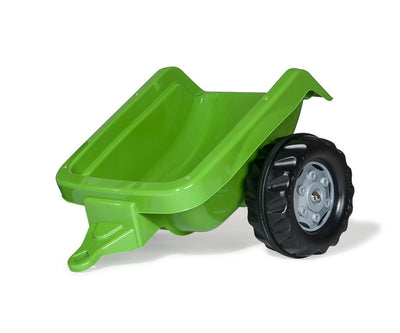 Rolly Toys 012169 -traktori Rolly Kid -leikkikärryllä, vihreä.
