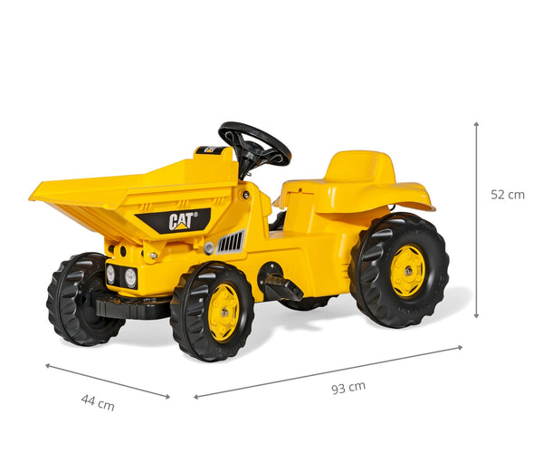 Muovinen Lasten Kippiauto - Keltainen ja Musta