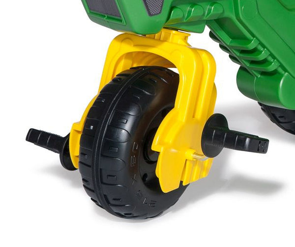 Rolly Toys - Rolly Toys Rolly-Kid John Deere 3-pyöräinen traktori perävaunulla