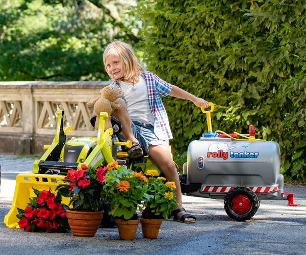 Rolly Toys - Rolly Toys Rolly Tanker -säiliövaunu pumpulla ja ruiskulla harmaa 1-akselinen
