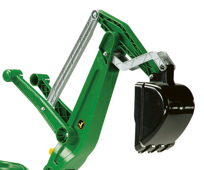 Muovinen lasten kaivuri-lelu, John Deere -tyylinen