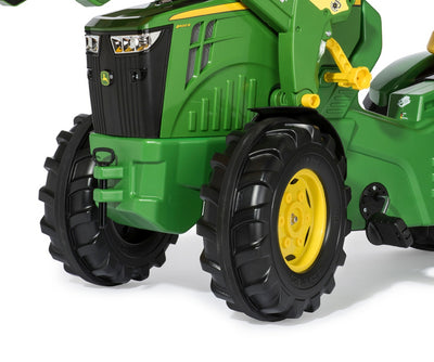 Rolly Toys 651047 -traktorilelu, malli Rolly X-Track Premium John Deere 8400R, mukana lapiot.
