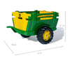 Rolly Toys Perävaunu John Deere - Vuodevaatteet.fi