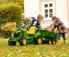 Rolly Toys Rolly Halfpipe Perävaunu John Deere 2-Akselinen - Vuodevaatteet.fi