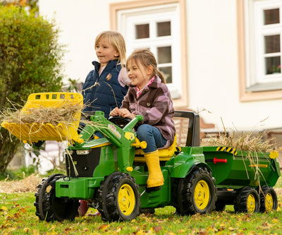 Rolly Toys Rolly Halfpipe Perävaunu John Deere 2-Akselinen - Vuodevaatteet.fi