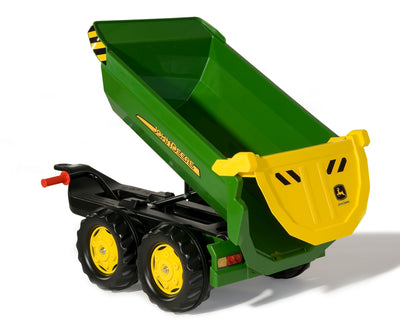 Rolly Toys Rolly Halfpipe Perävaunu John Deere 2-Akselinen - Vuodevaatteet.fi