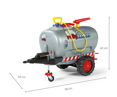 Rolly Toys Rolly Tanker Säiliöperävaunu Pumpulla Harmaa - Vuodevaatteet.fi