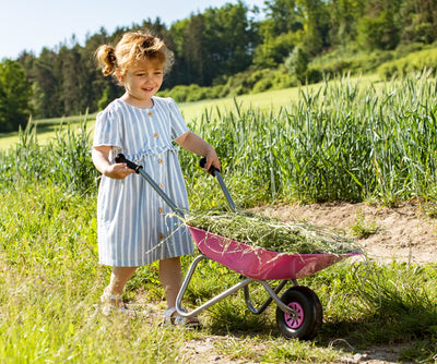 Rolly Toys Vaaleanpunainen kottikärry lapsille - Vuodevaatteet.fi