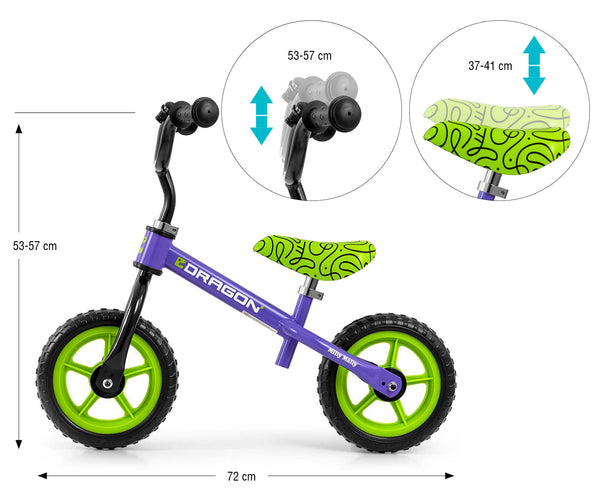 Lasten juoksupyörä Kevyt Metalli Violetti