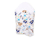 Baby nest 2in1 with stiffening with bow - navy blue bears