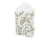 Baby nest 2in1 with stiffening with bow -  woodland green