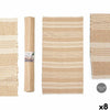 Gift Decor Puuvillamatto Valkoinen Ruskea 70 x 140 cm