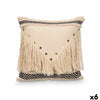 Gift Decor Sisustustyyny Musta Luonnollinen 45x45 cm, 6 kpl