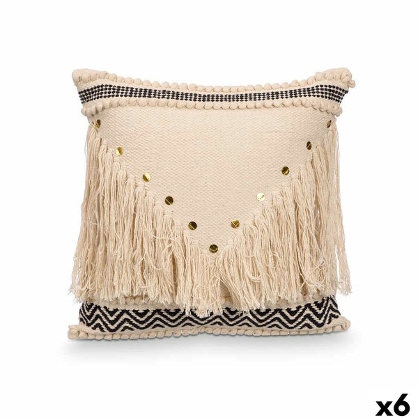 Gift Decor Sisustustyyny Musta Luonnollinen 45x45 cm, 6 kpl