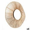 Gift Decor Luonnollinen Aaltomuotoinen Seinäpeili 41 cm