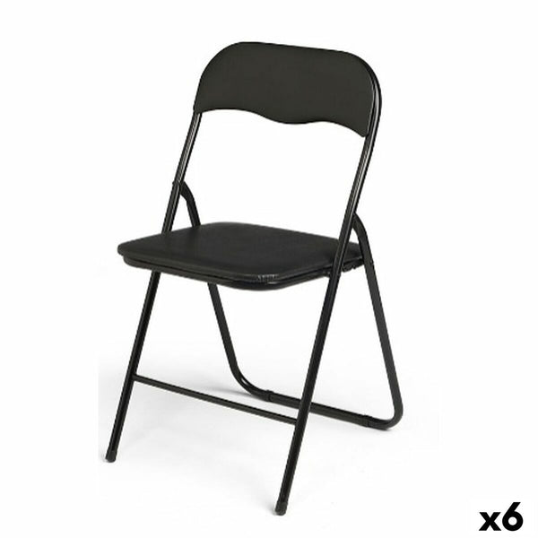 Taittuva tuoli Gift Decor musta, 6 kpl