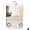 Harmaa Verho Gift Decor 140 x 260 cm Raidat 6 kpl