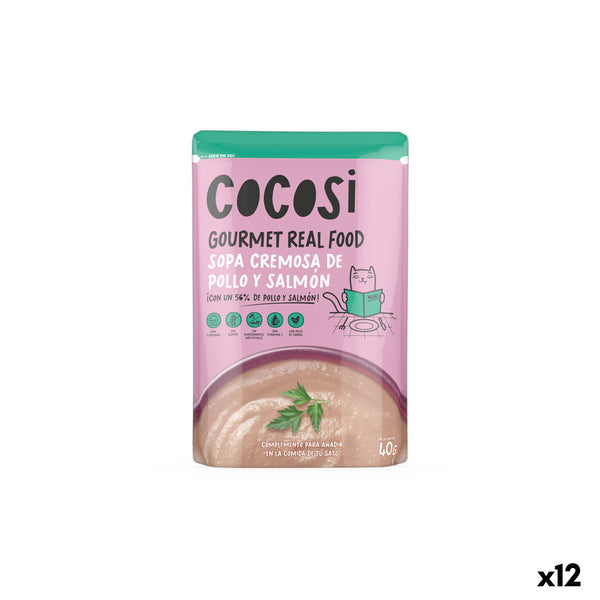 Cocosi Gourmet Kissanruoka Lohi 40 g, 12 kpl