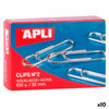 Apli Hopeiset Paperiliittimet 32 mm, 100 kpl