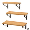 Max Home Seinähyllyt Rauta ja Puu MDF 42x12x16 cm