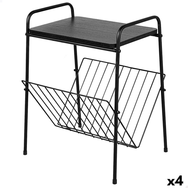 Max Home kahvipöytä, rauta ja puu MDF, 4 osaa