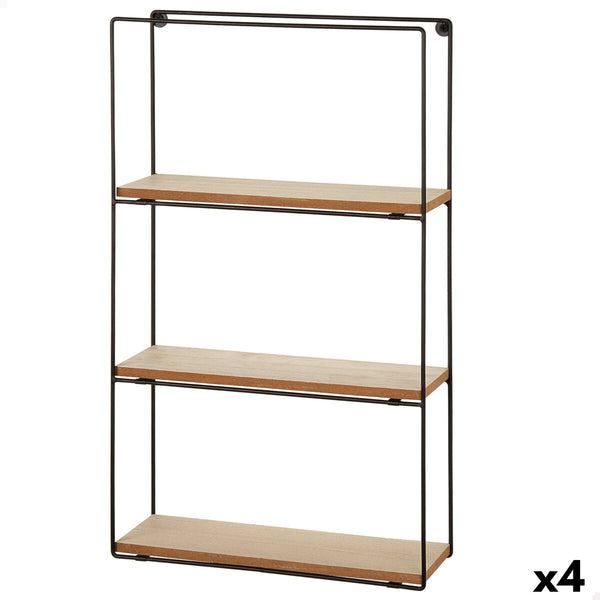 Max Home Seinähyllyt Rauta ja Puu MDF 4 osaa