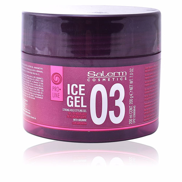 Salerm Ice gel 03 vahva pito muotoilugeeli 200 ml | Vuodevaatteet.fi