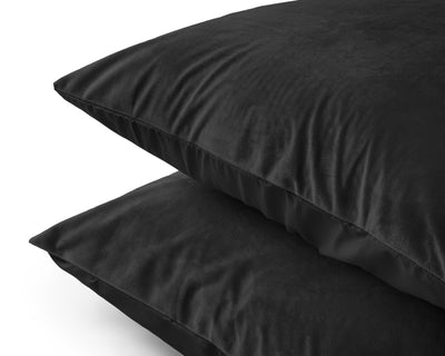 Velvet 2 in 1 Tyynyliinat Musta - Vuodevaatteet