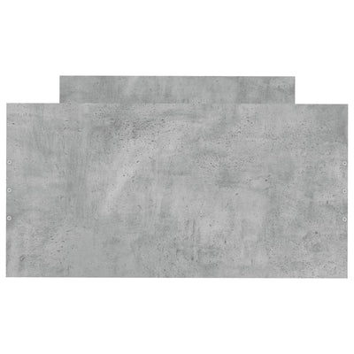 Sängynrunko betoninharmaa 75x190 cm Small Single tekninen puu