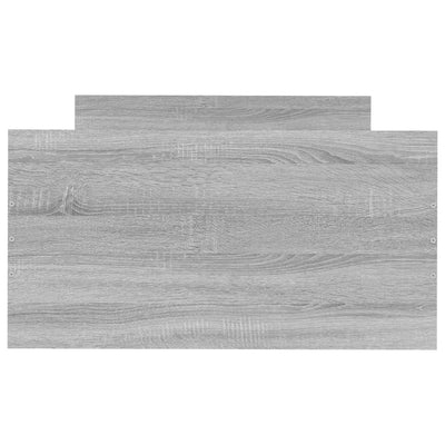 Sängynrunko harmaa Sonoma 75x190 cm Small Single tekninen puu