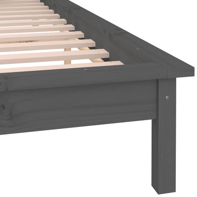 Sängynrunko LED-valoilla 200x200 cm täysi puu
