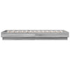Sängynrunko LED-valoilla harmaa Sonoma 90x190 cm