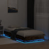 Sängynrunko LED-valoilla savutammi 75x190 cm
