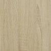 Sängynrunko LED-valoilla Sonoma-tammi 100x200 cm