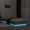 Sängynrunko LED-valoilla Sonoma-tammi 75x190 cm