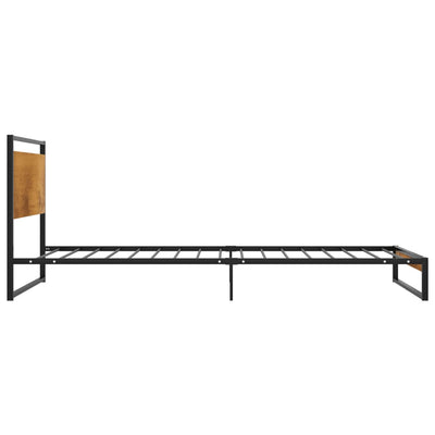 Sängynrunko metalli 100x200 cm