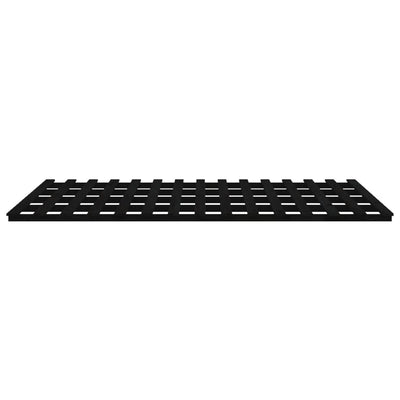 Sängynrunko musta 200x200 cm täysi mänty