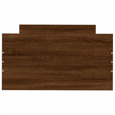 Sängynrunko ruskea tammi 75x190 cm Small Single tekninen puu