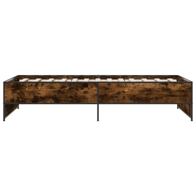 Sängynrunko savutammi 75x190 cm tekninen puu ja metalli