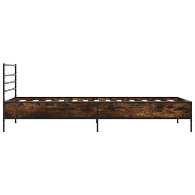 Sängynrunko savutammi 75x190 cm tekninen puu ja metalli