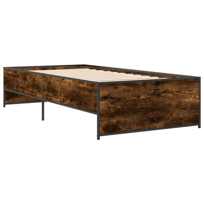 Sängynrunko savutammi 75x190 cm tekninen puu ja metalli