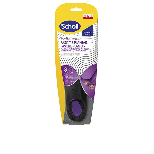 Scholl Plantar fascitis kivunvastaiset pohjalliset in-balance 3 in 1 -teknologialla #size m 40-42 1 u | Vuodevaatteet.fi