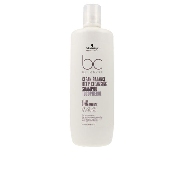 Schwarzkopf Bc clean balance syväpuhdistava shampoo 1000 ml | Vuodevaatteet.fi